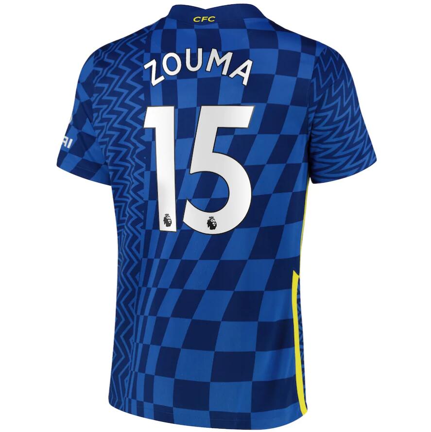 2021/22 Chelsea Home Kit Soccer Jersey Zouma 15 printing